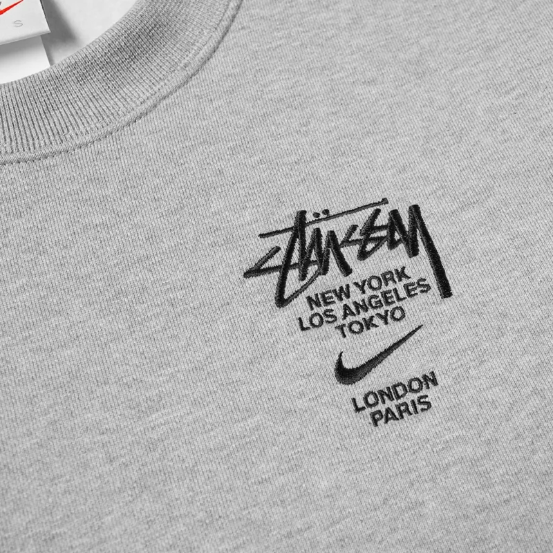 Crewneck Nike x Stussy "Grey/Gris" - Image 4