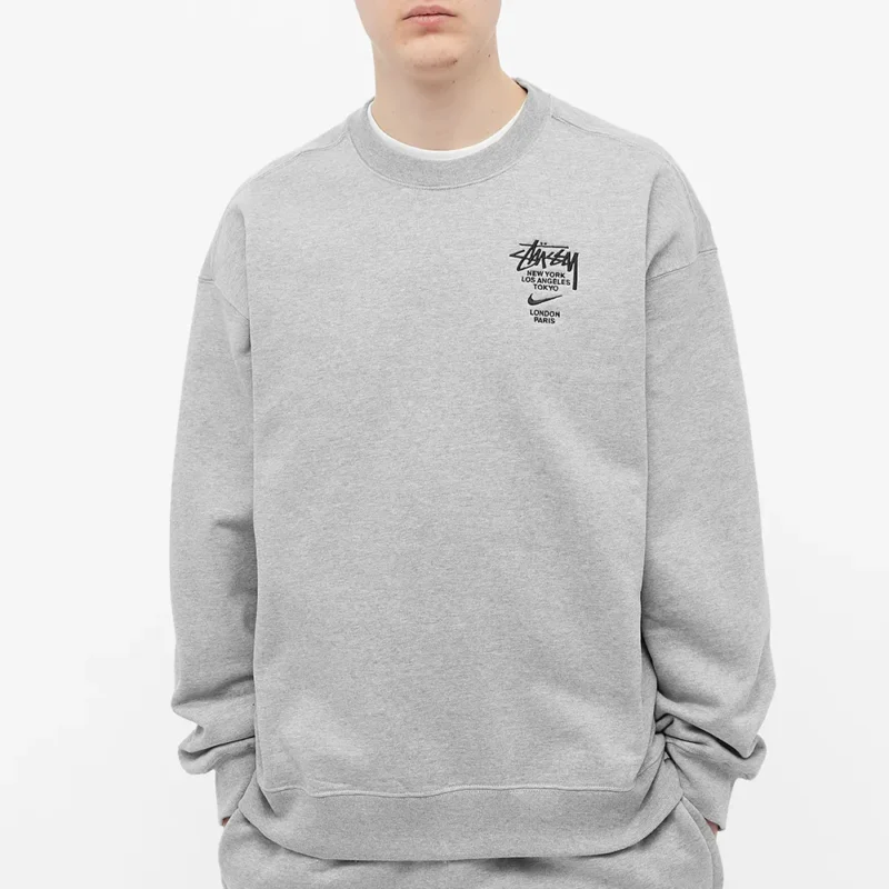 Crewneck Nike x Stussy "Grey/Gris" - Image 2