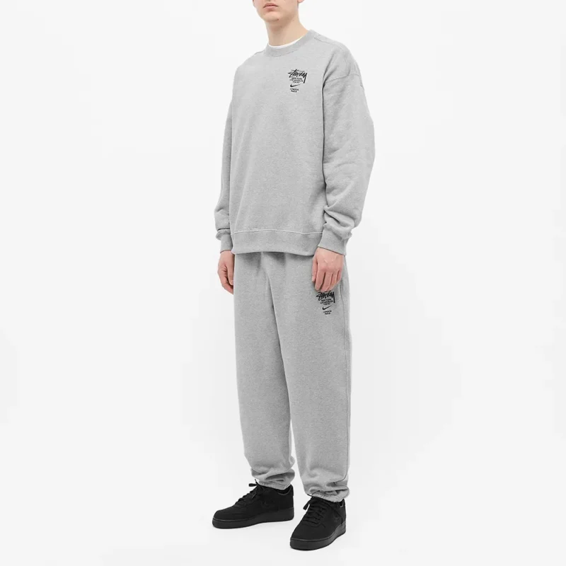 Crewneck Nike x Stussy "Grey/Gris" - Image 5