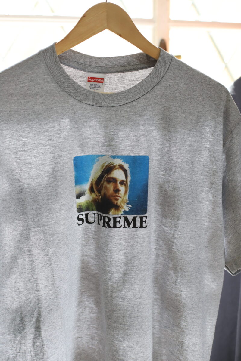 Remera Supreme Kurt Cobain Gris