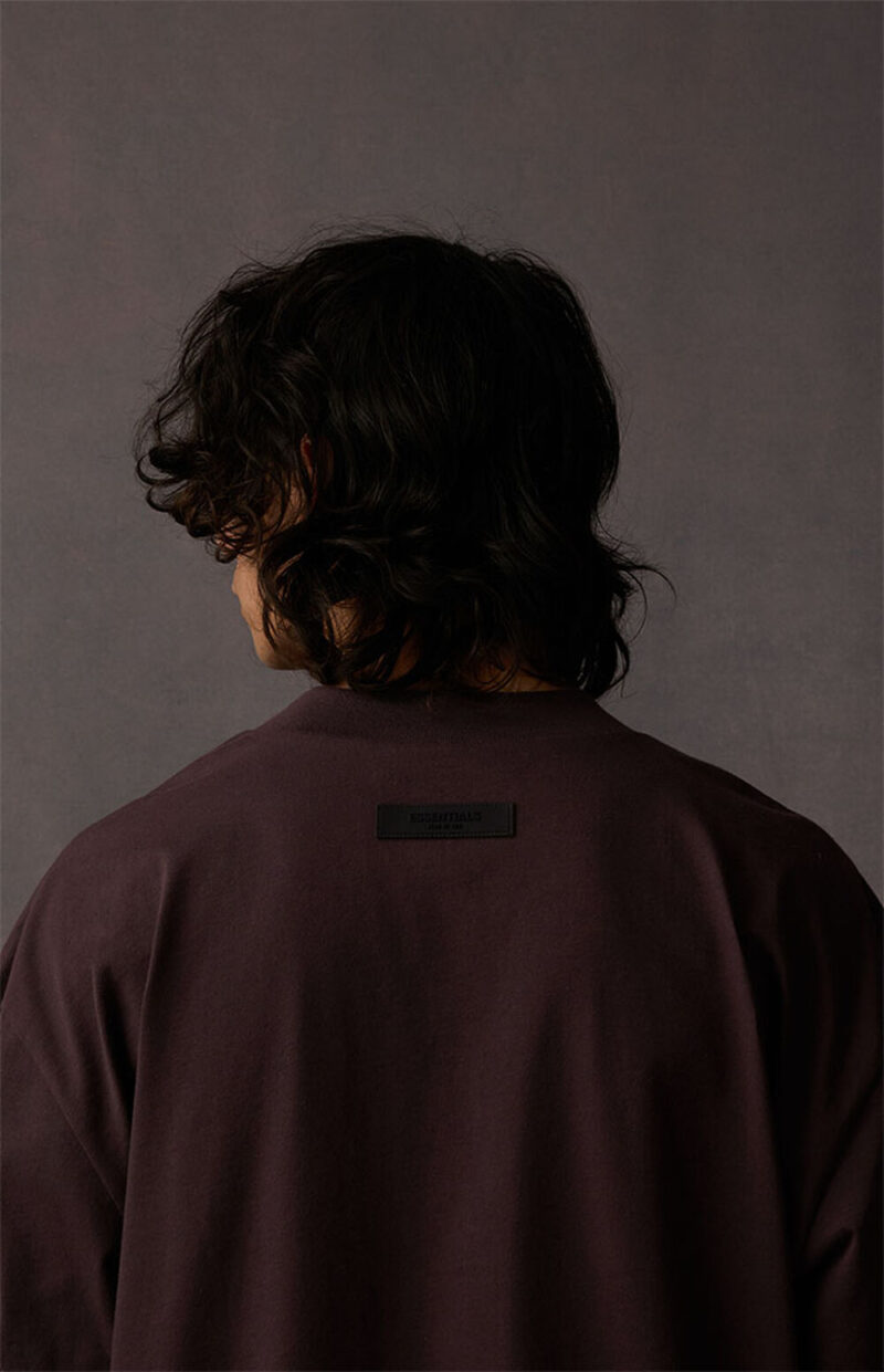Remera Fear Of God Essentials "Plum" - Image 5