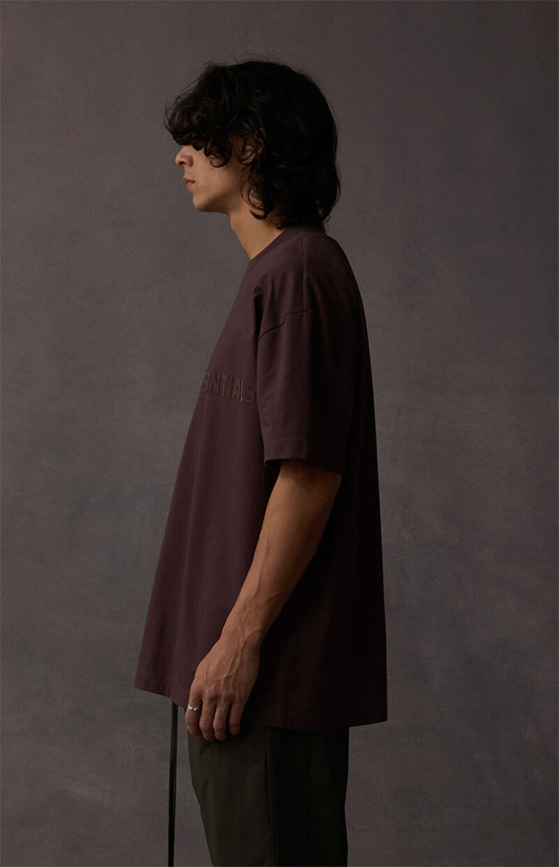 Remera Fear Of God Essentials "Plum" - Image 4