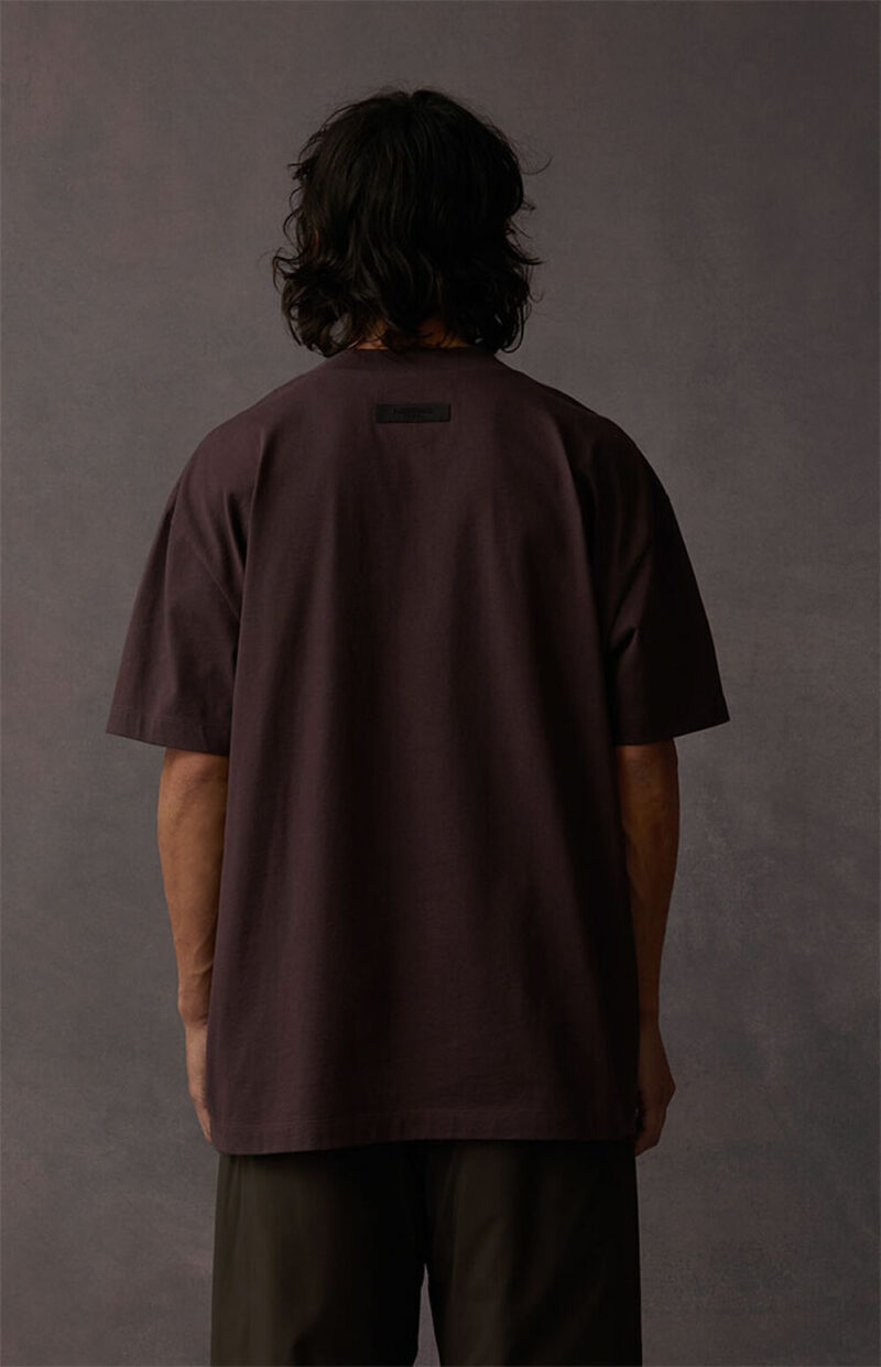 Remera Fear Of God Essentials "Plum" - Image 3