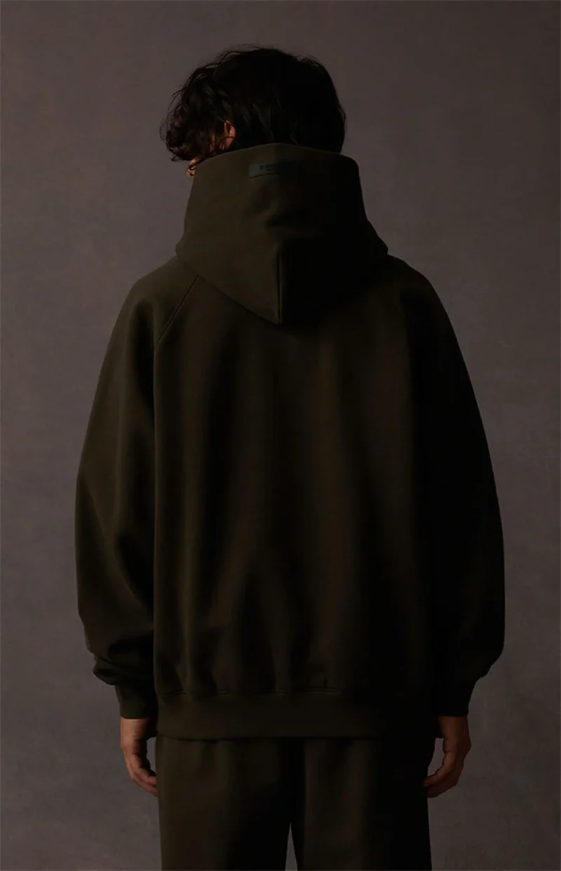 Hoodie Fear Of God Essentials "Off Black" - Image 3