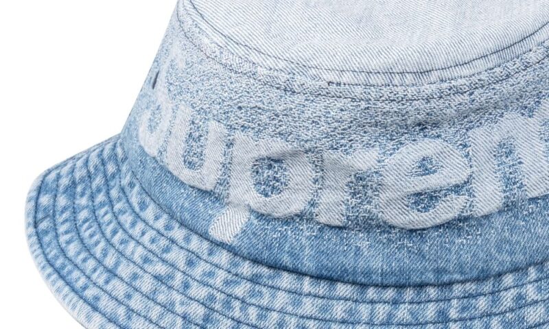 Supreme Piluso Fade Jacquard Denim Crusher - Image 3