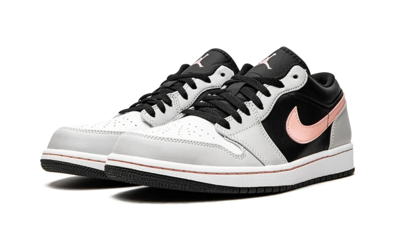 Jordan 1 Low "Black Grey Coral"