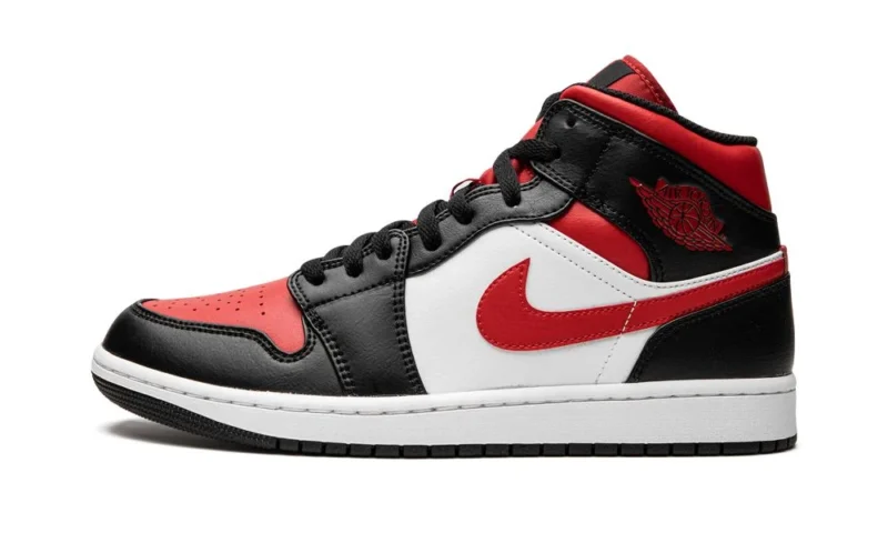 Jordan 1 Mid "Bred Toe" - Image 4