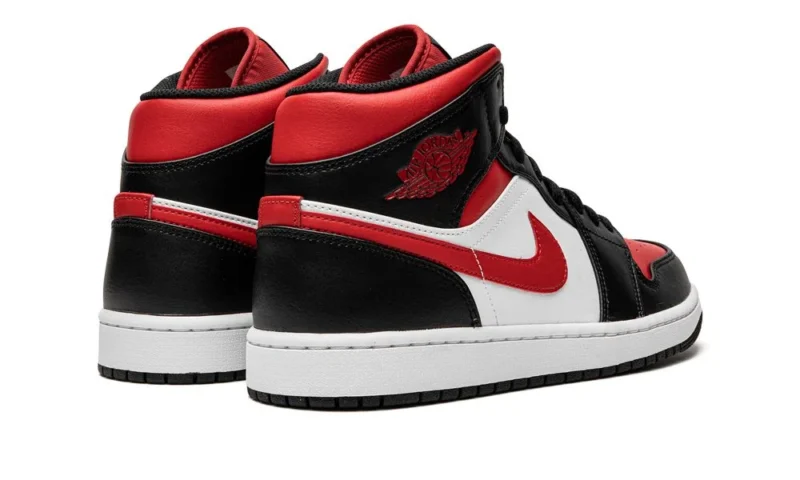 Jordan 1 Mid "Bred Toe" - Image 2