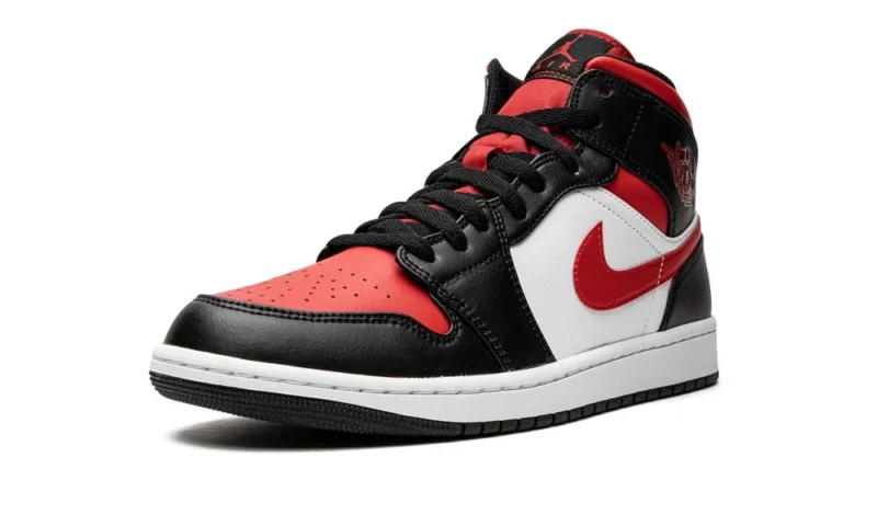 Jordan 1 Mid "Bred Toe" - Image 3