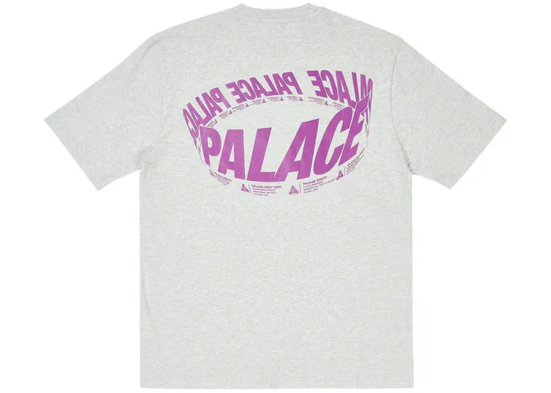 Remera Palace "Wrapper Logo Grey Marl"