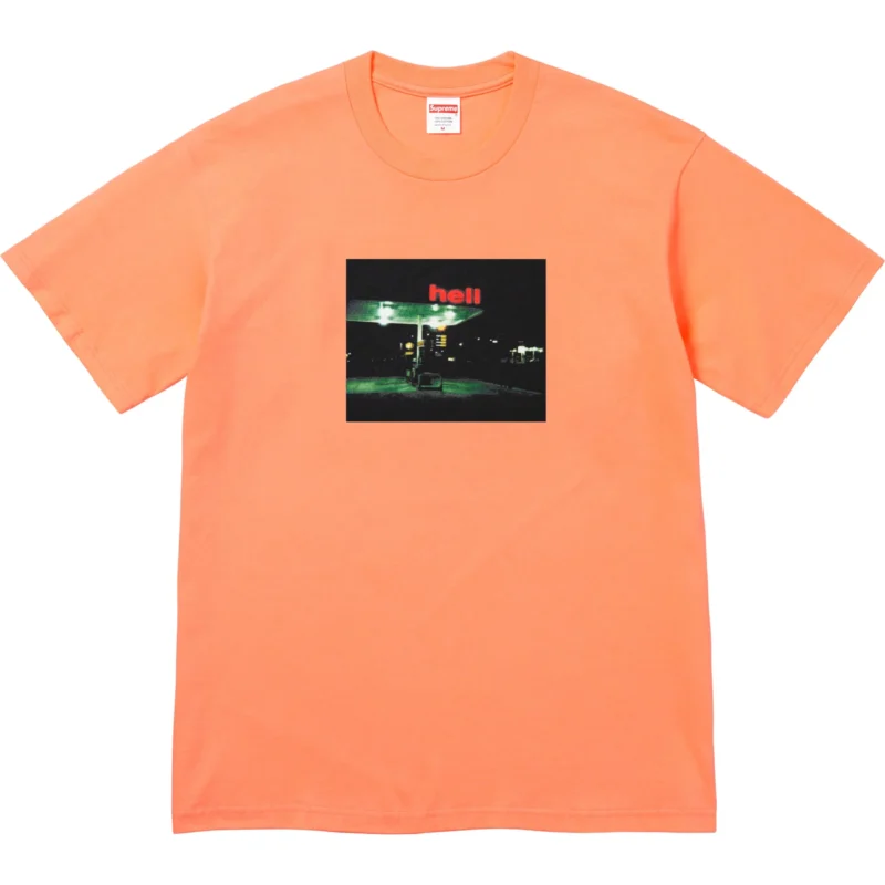 Remera Supreme "Hell Tee Orange"