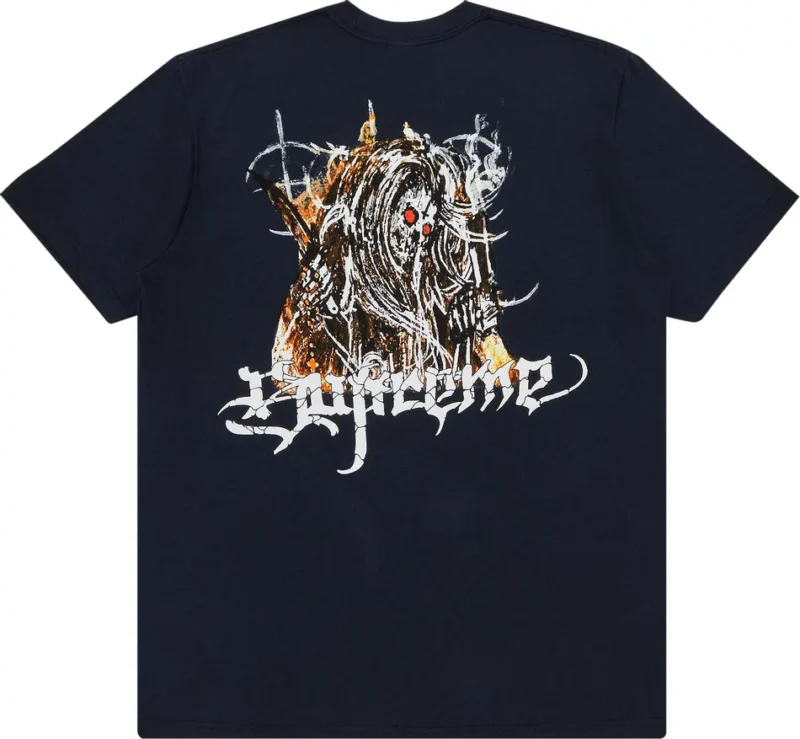 Remera Supreme "Satan Navy"