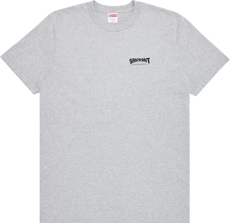 Remera Supreme x Thrasher "Cross Gris" - Image 2