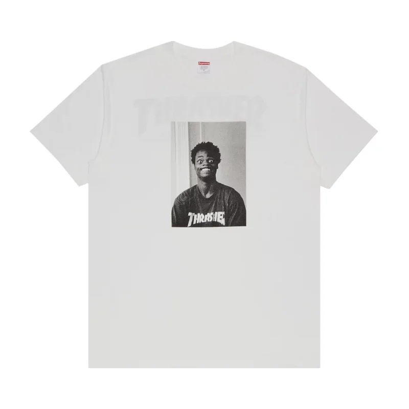 Remera Supreme x Thrasher "Harold Blanca"