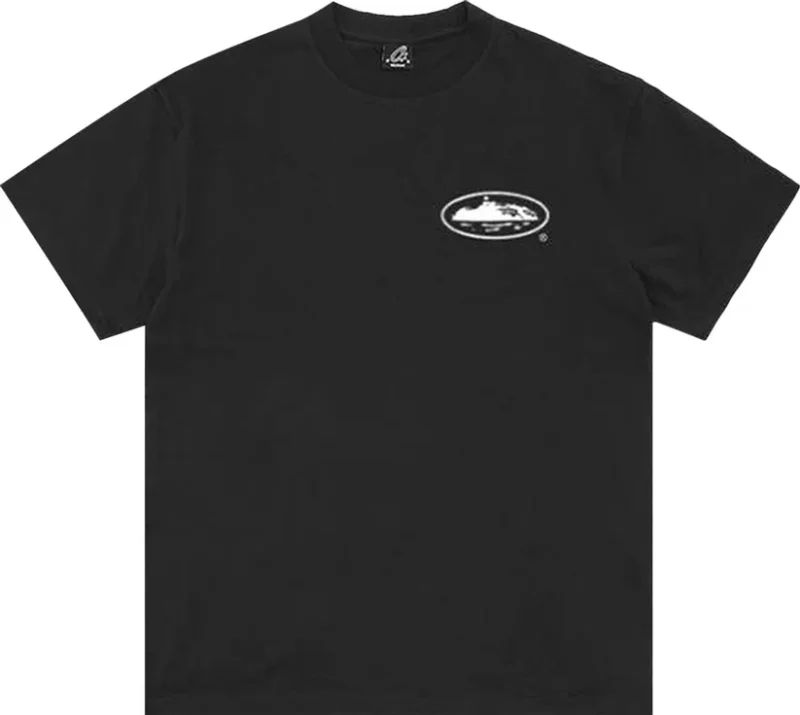 Remera Corteiz Halftone Island Black / White