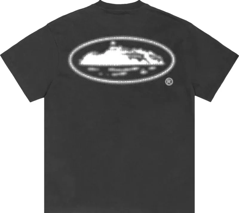 Remera Corteiz Halftone Island Black / White - Image 2
