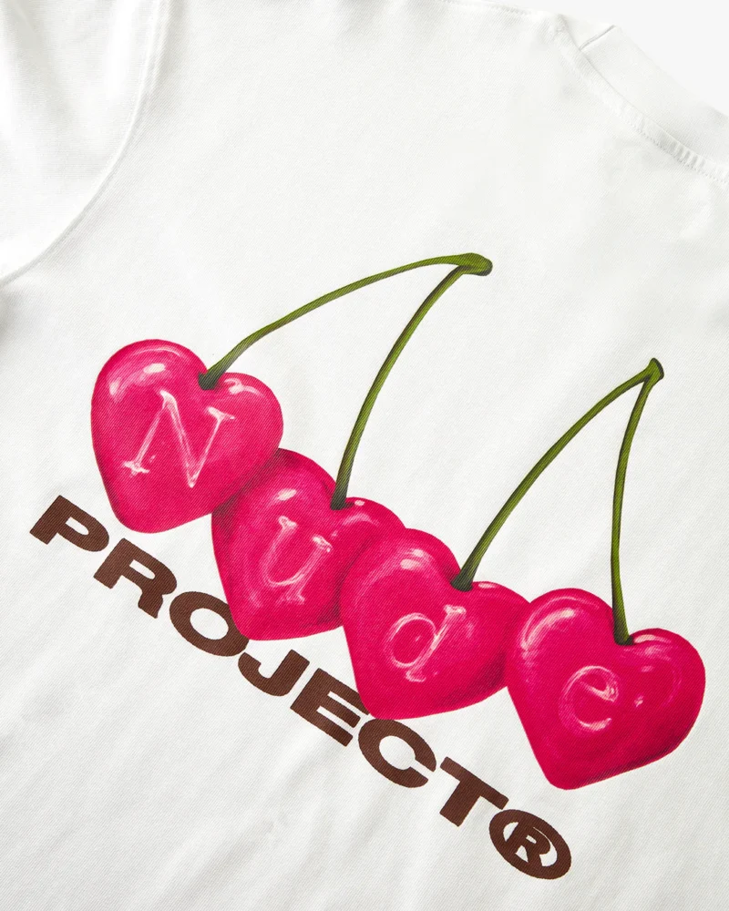 Remera Nude Project Cherry Blanca - Image 4